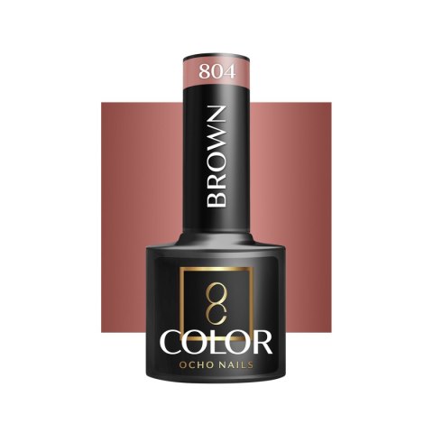 OCHO NAILS Lakier hybrydowy brown 804 -5 g