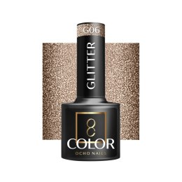 OCHO NAILS Lakier hybrydowy glitter G06 -5 g