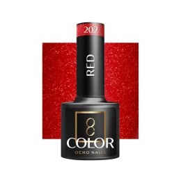 OCHO NAILS Lakier hybrydowy red 202 -5 g