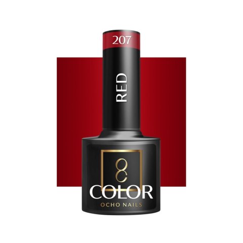 OCHO NAILS Lakier hybrydowy red 207 -5 g