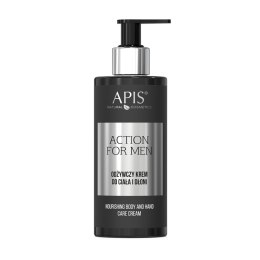 Apis action for men - odżywczy krem do ciała i dłoni 300 ml