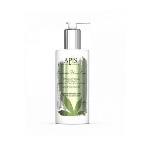 Apis cannabis home care naturalny tonik łagodzący na bazie hydrolatu z konopi 300 ml