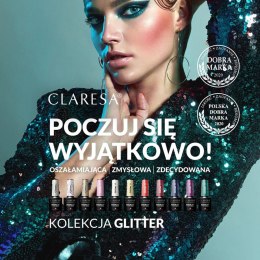 CLARESA Lakier hybrydowy GLITTER 2 -5g