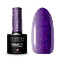 CLARESA Lakier hybrydowy Galaxy Purple 5g