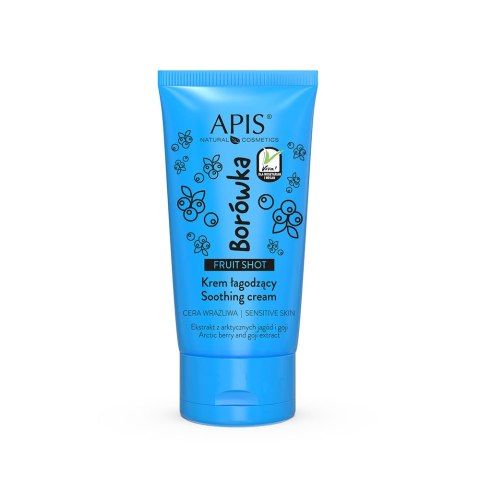 Apis fruit shot, borówkowy krem łagodzący do twarzy 50 ml