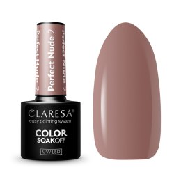 CLARESA Lakier hybrydowy PERFECT NUDE 2 -5g